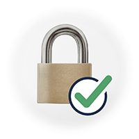 Geschützte Datenübertragung durch ŞSL-Technologie.